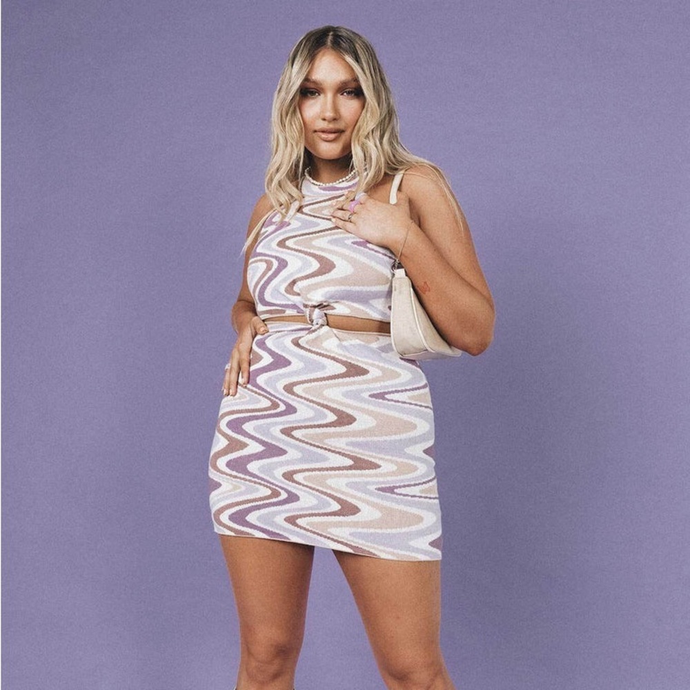 Savanna Mini Dress Purple